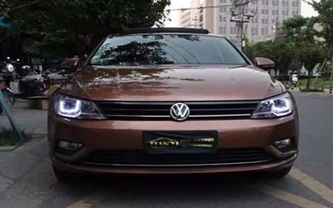 成都天一車燈大眾凌渡車大燈升級(jí)