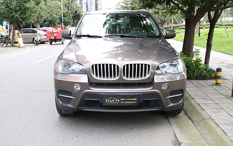 成都天一車燈寶馬X5車燈改裝升級