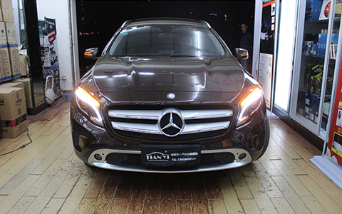 成都天一車燈奔馳GLA低配升高配