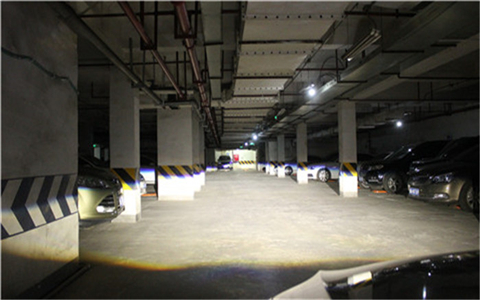 升級(jí)LED雙光透鏡近光效果實(shí)拍