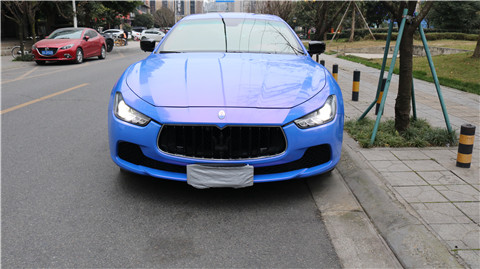 瑪莎拉蒂吉博力車(chē)燈改裝激光大燈