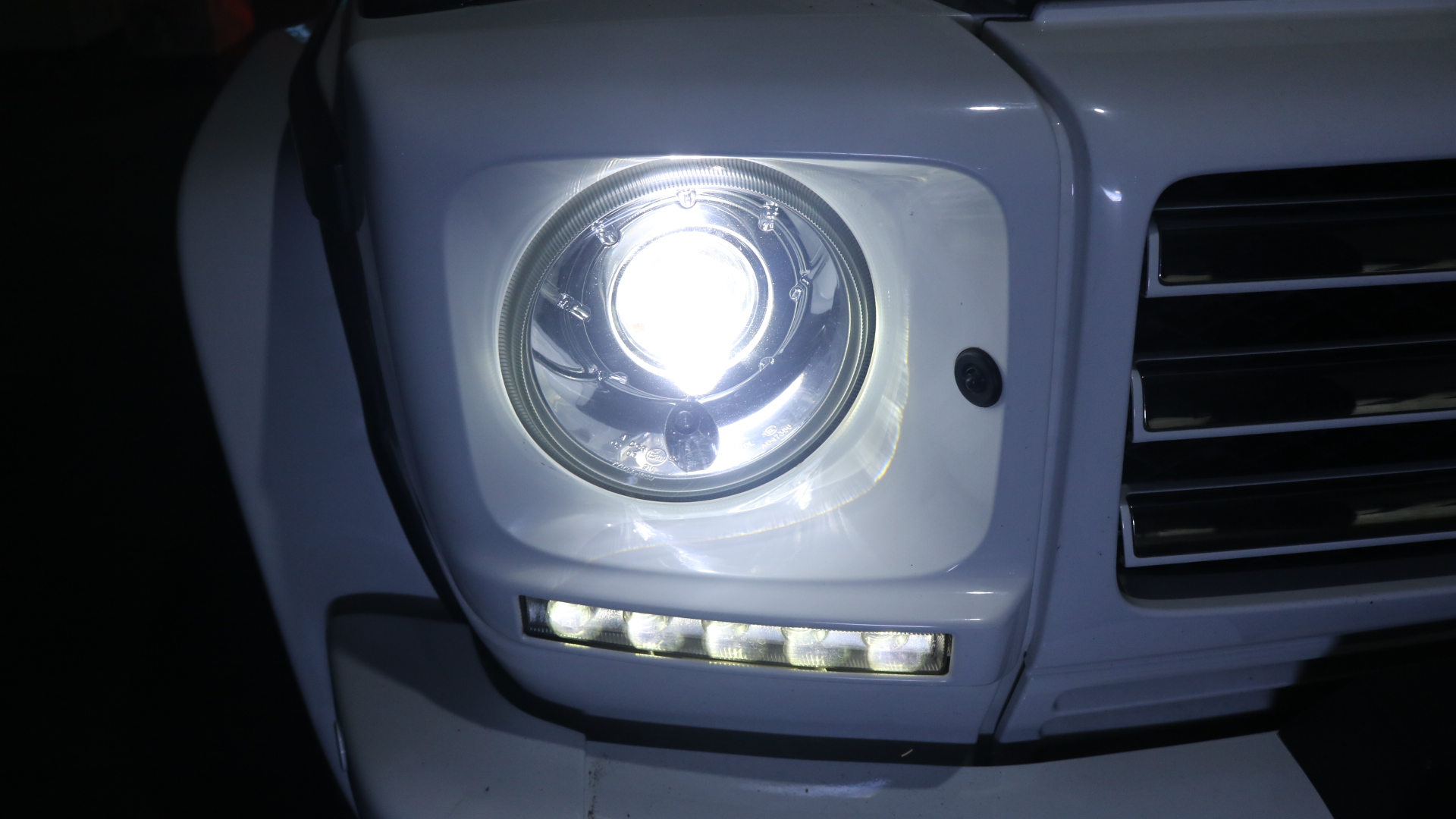 改裝完成后大燈效果